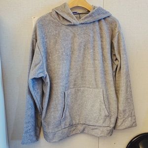 NWT Zara Fleece Pullover Hoodie